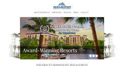 Desktop Screenshot of paramounthospitality.com