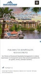 Mobile Screenshot of paramounthospitality.com